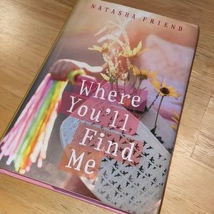 Book - WHERE YOU’LL FIND ME by Natasha Fiend - fair condition-tears on sleeve